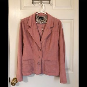 Pink Rue 21 Corduroy Blazer